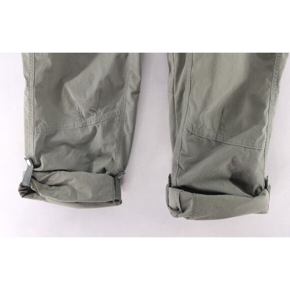 Kuhl Women's Spire Roll Up Pants Cargo Pockets Double Knee Olive Green Sz 12 - Picture 8 of 14